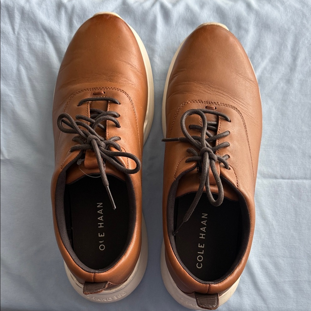 Cole Haan Men's Tan Leather Sneakers